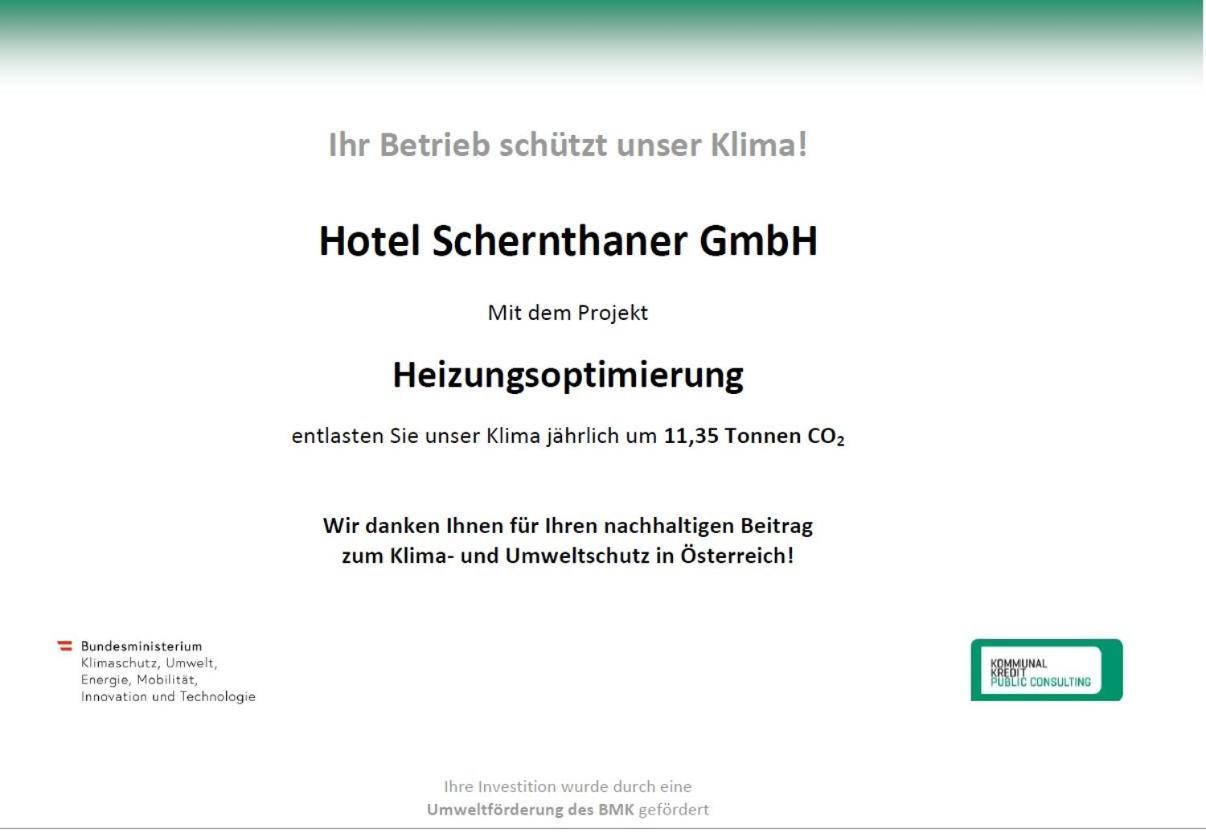 Hotel-Garni Schernthaner Sankt Gilgen Esterno foto